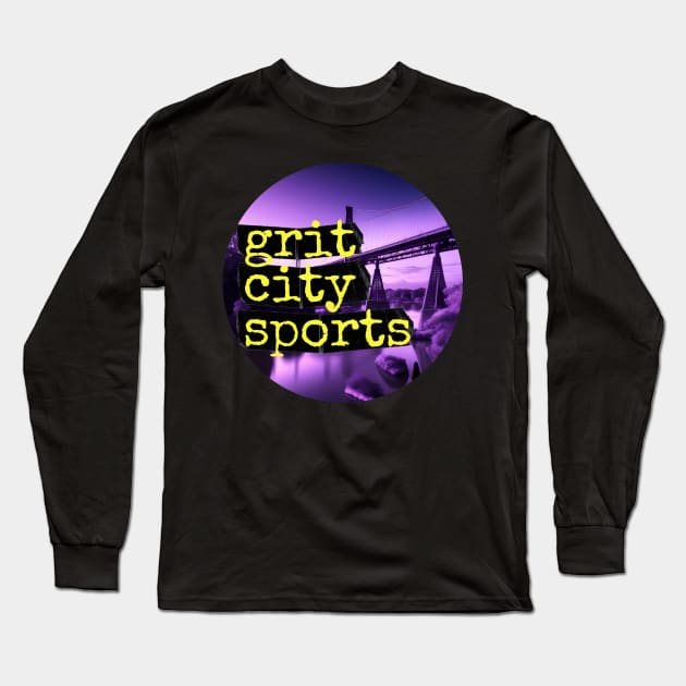 Grit City Sports Logo Long Sleeve T-Shirt by gritcitysports